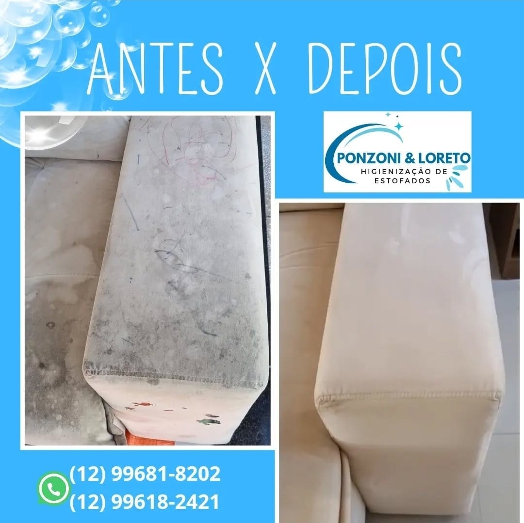 Resultado de higienização de estofado de carro